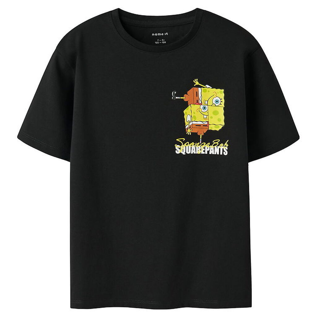 Name It T-shirt - NkmDex - Sponge - Black
