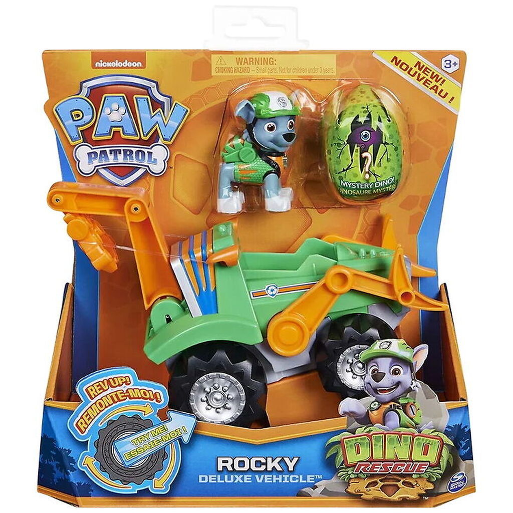 Paw Patrol Legetøjsbil - Dino Rescue - Rocky