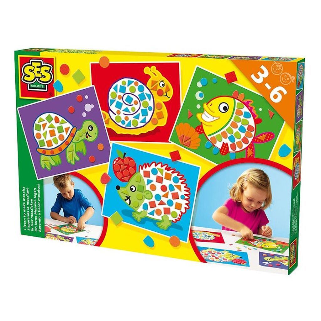 SES Creative Mosaik - Jeg Lærer At Lægge Mosaik