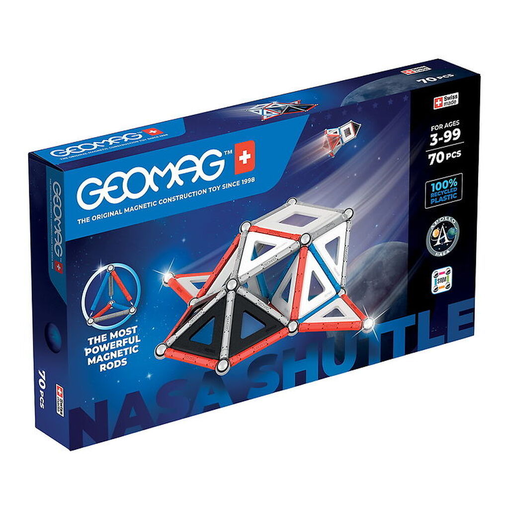 Geomag Magnetsæt - Classic Panels Nasa - 70 Dele