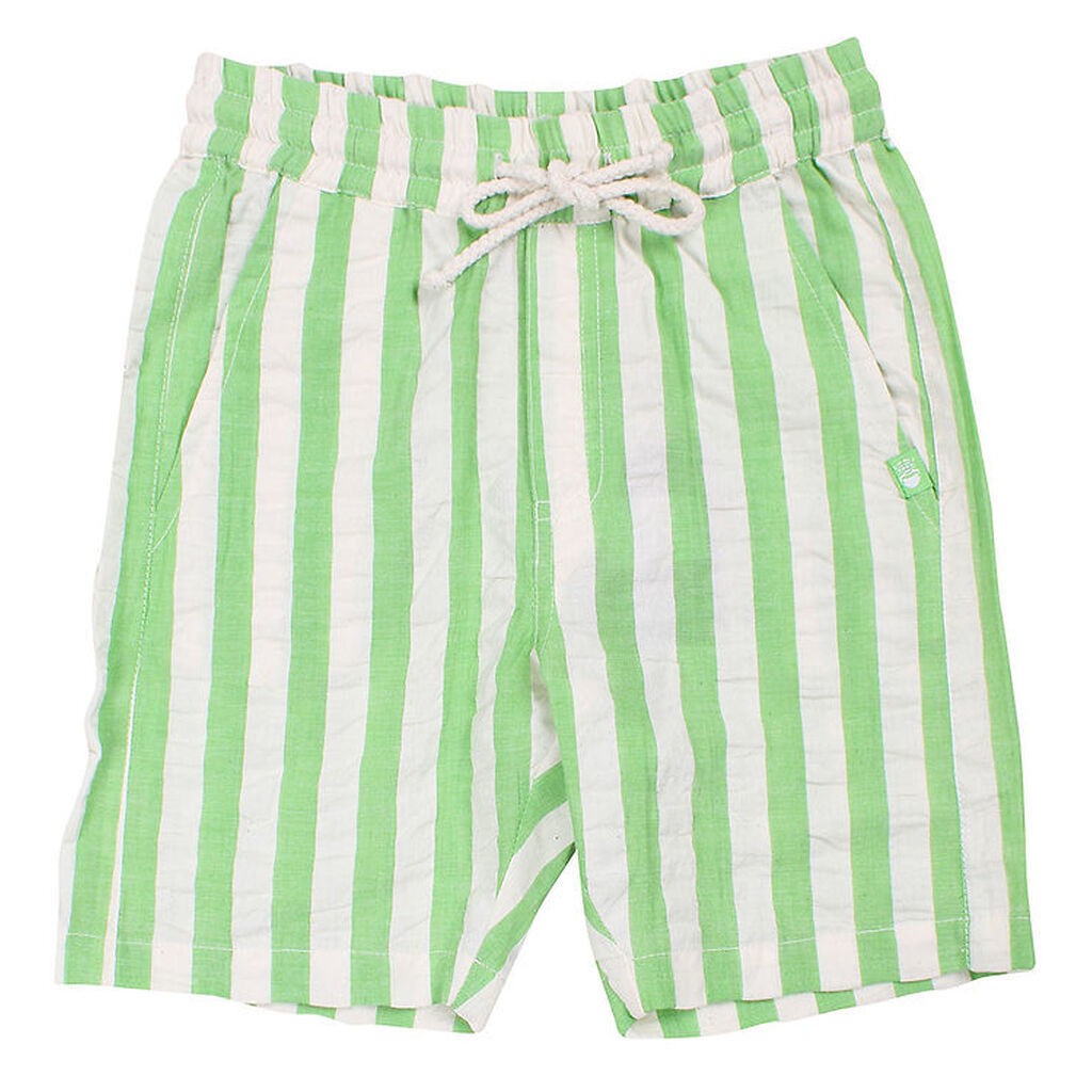 Danefæ Shorts - Danegorm - Searsucker - Bright Green/Chalk
