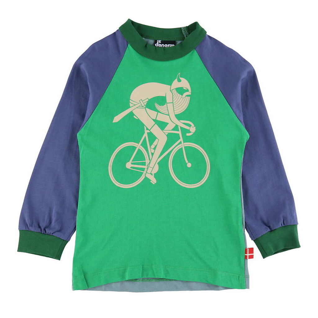 Danefæ Bluse - Danebasic Raglan - Multi 2 Biking Viking