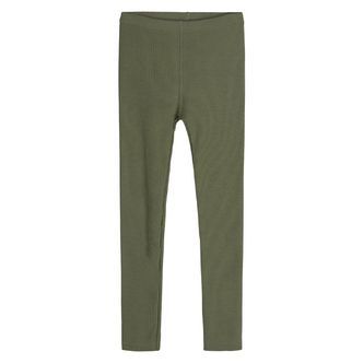 Hust and Claire Leggings - Lane - Rib - Uld - Dusty Green
