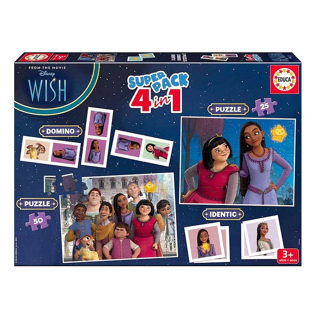 Educa Superpakke - 4 i 1 - Wish