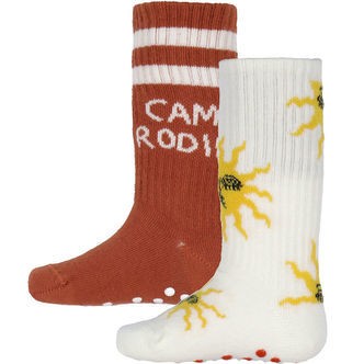 Mini Rodini Strømper - 2-pak - Sun - Multi