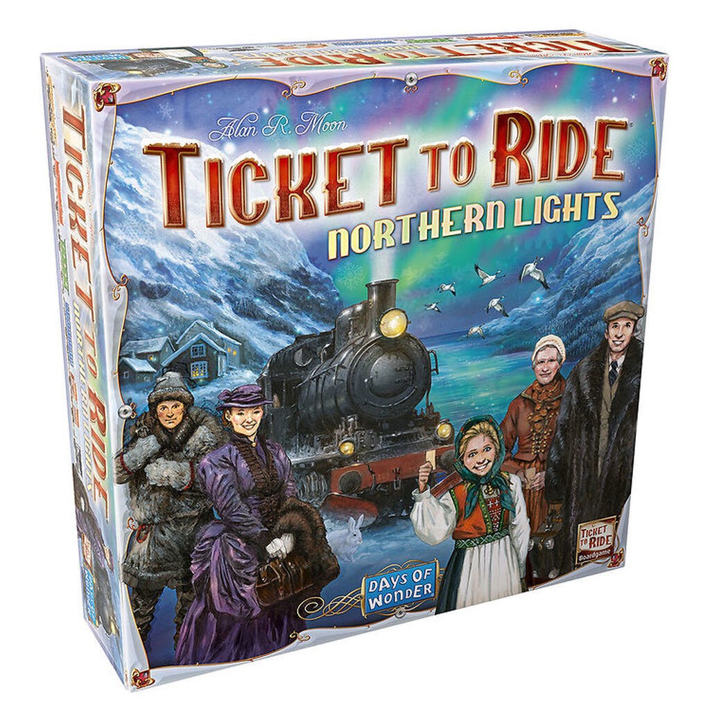 Ticket To Ride Brætspil - Northern Lights - Nordic