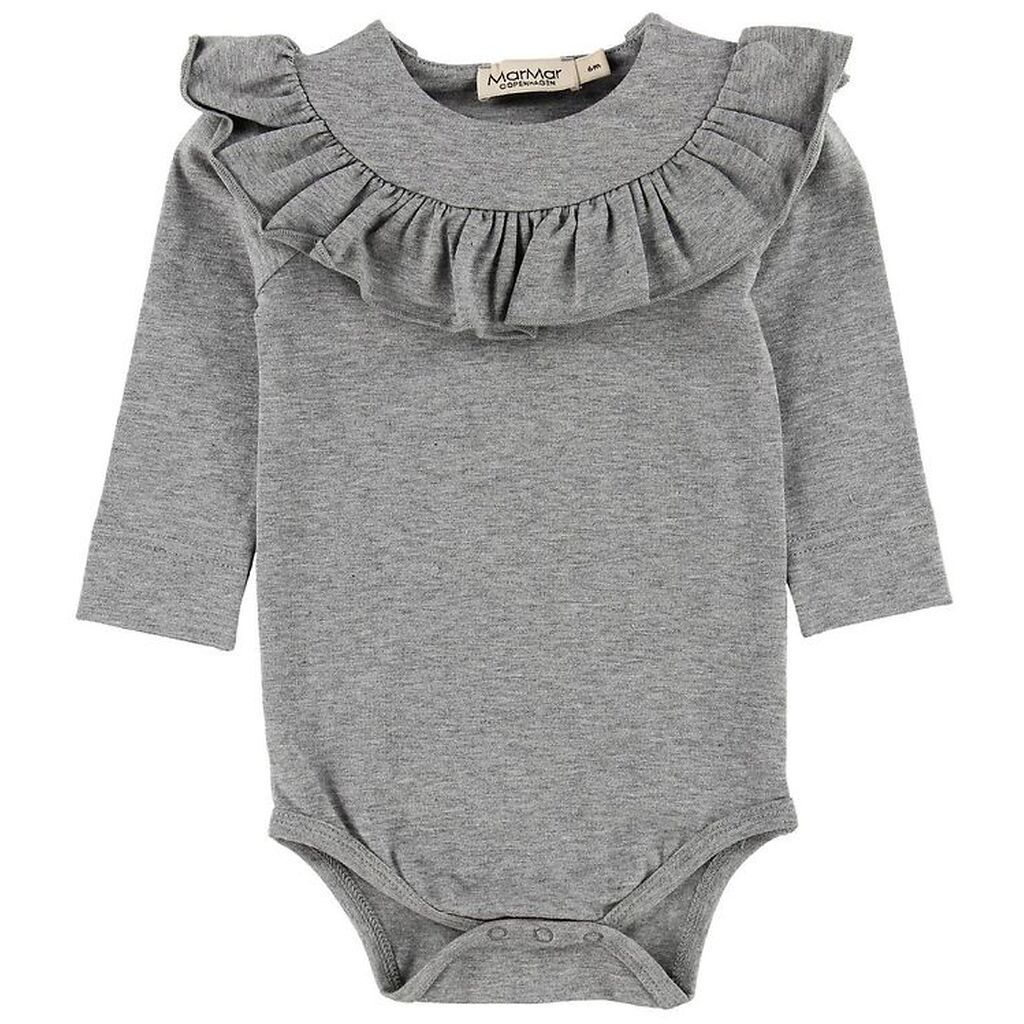 MarMar Body l/æ - Bibbi - Jersey - Gråmeleret
