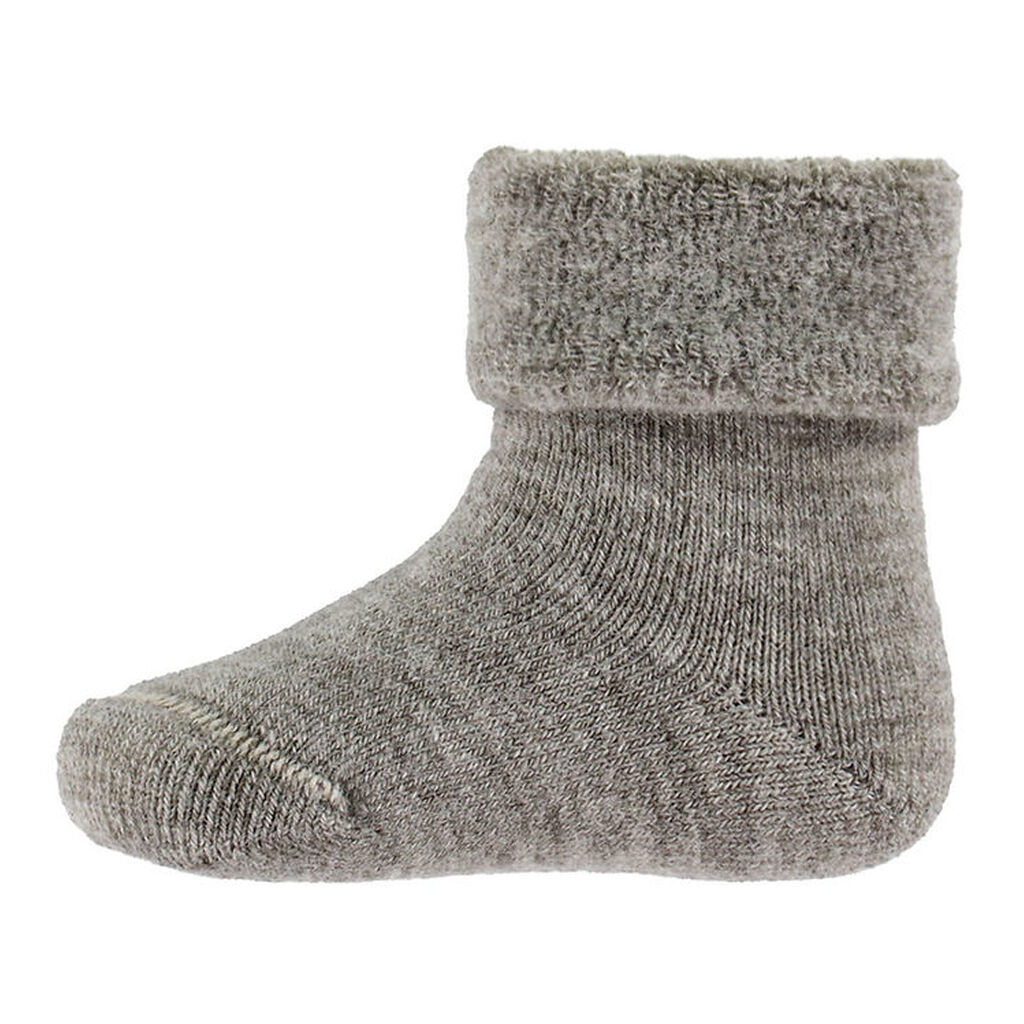 MiniPop Strømper - Uld/Polyamid - Brown Melange