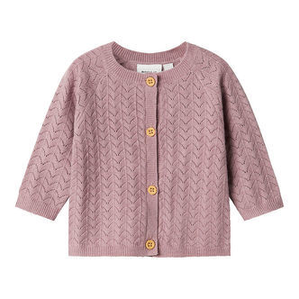 Name it Cardigan - Strik - NbfDesille - Elderberry