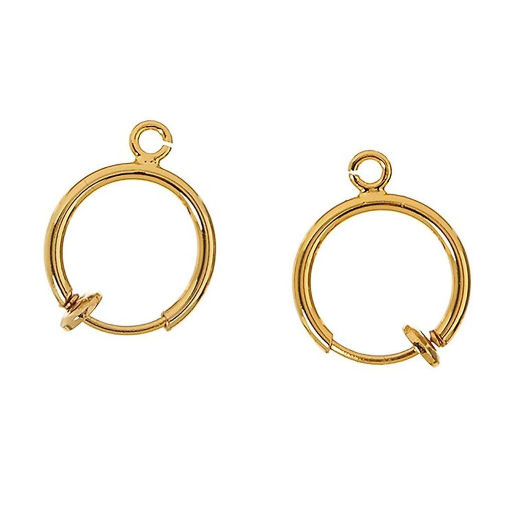 Me&My BOX Øreclips Creoler - Guldbelagt