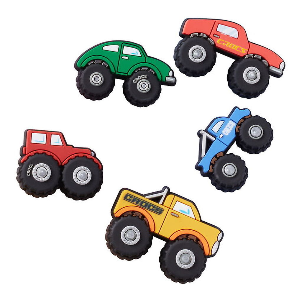 Crocs Vedhæng - Monster Truck - 5-pak