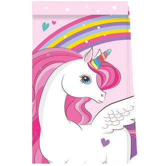 Decorata Party Slikposer - 4-pak - Unicorn Rainbow Colors
