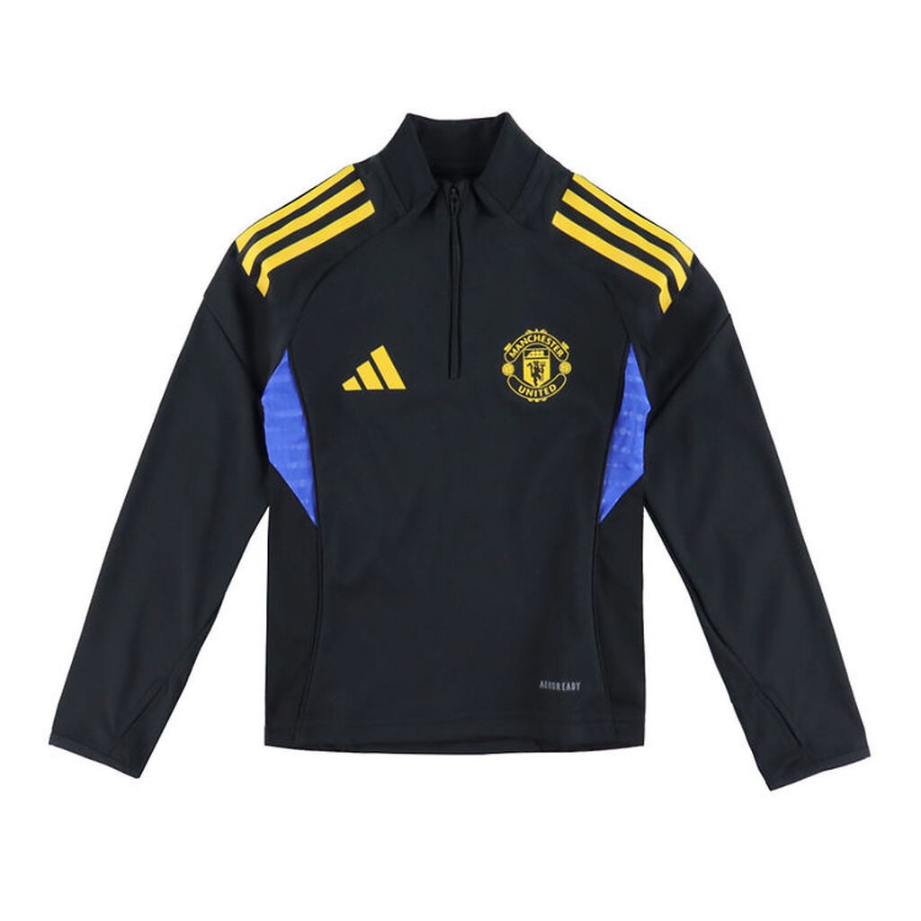 adidas Performance Træningsbluse - Manchester United - Sort/Blå/