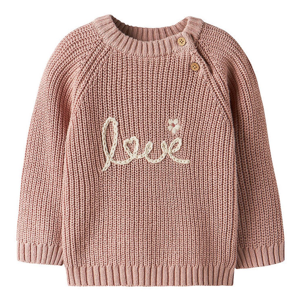 Lil'Atelier Bluse - Strik - NbfEmlen - Misty Rose