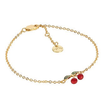 Konges Sløjd Armbånd - Plated - 24 Karat Guld - Cherry