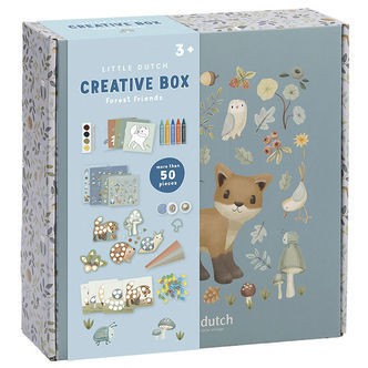 Little Dutch Kreativitetsæske - 50+ Dele - Forest Friends