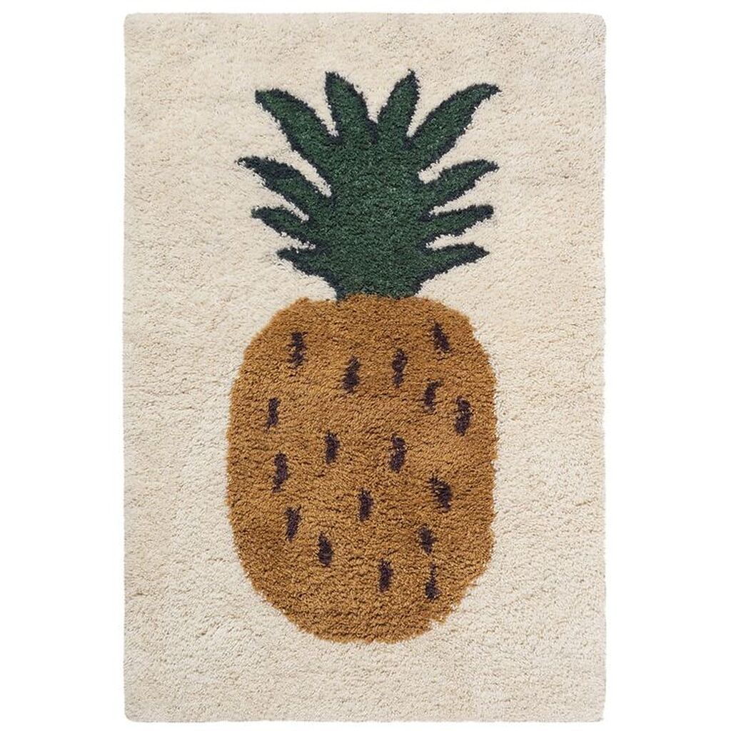 ferm Living Gulvtæppe - Fruiticana - 80x120 - Ananas