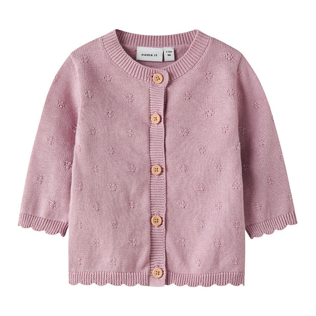 Name It Cardigan - Strik - NmfSully - Keepsake Lilac