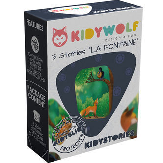 Kidywolf Historie - Til Lommelygte - La Fontaine - Kidystories