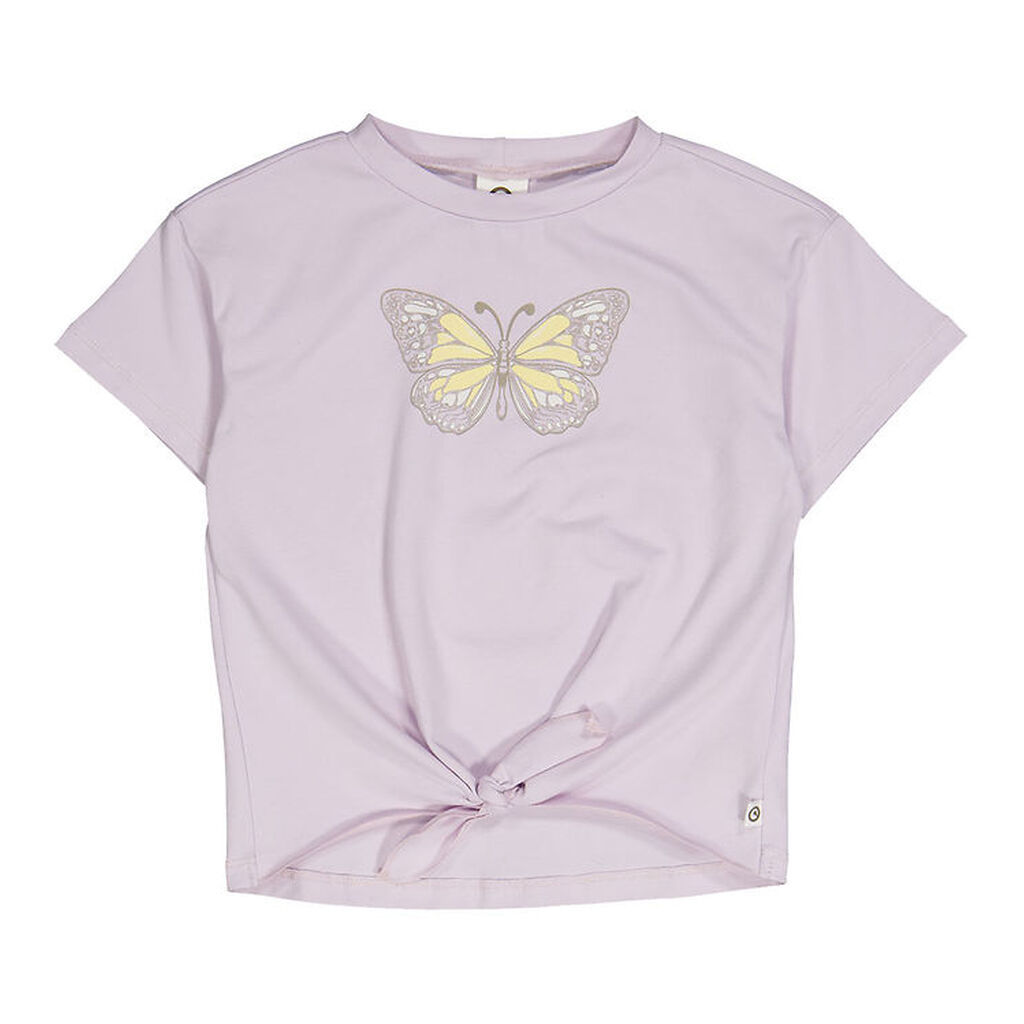 Müsli T-shirt - Crocus - Orchid m. Print