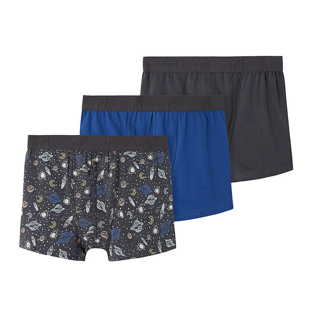 Name It Boxershorts - 3-Pak - Noos - NkmBoxer - Forged Iron/Spac