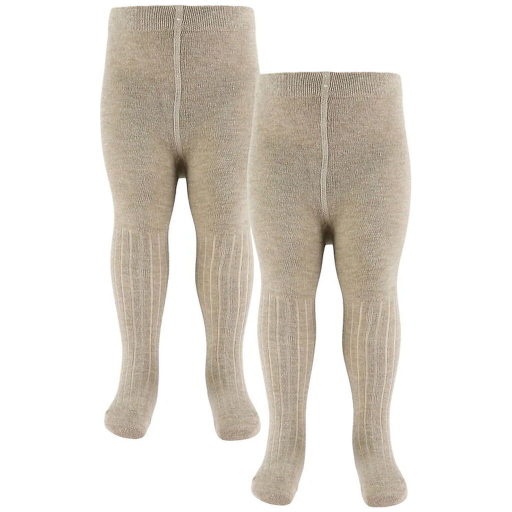 Name It Strømpebukser - Rib - Noos - NknPantyhose - 2-pak - Pure