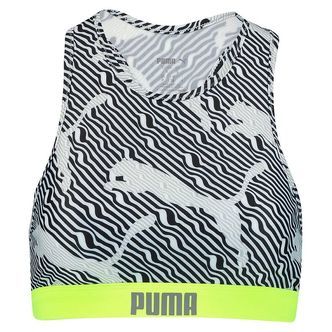 Puma Bikinitop - Sort/Neonblå