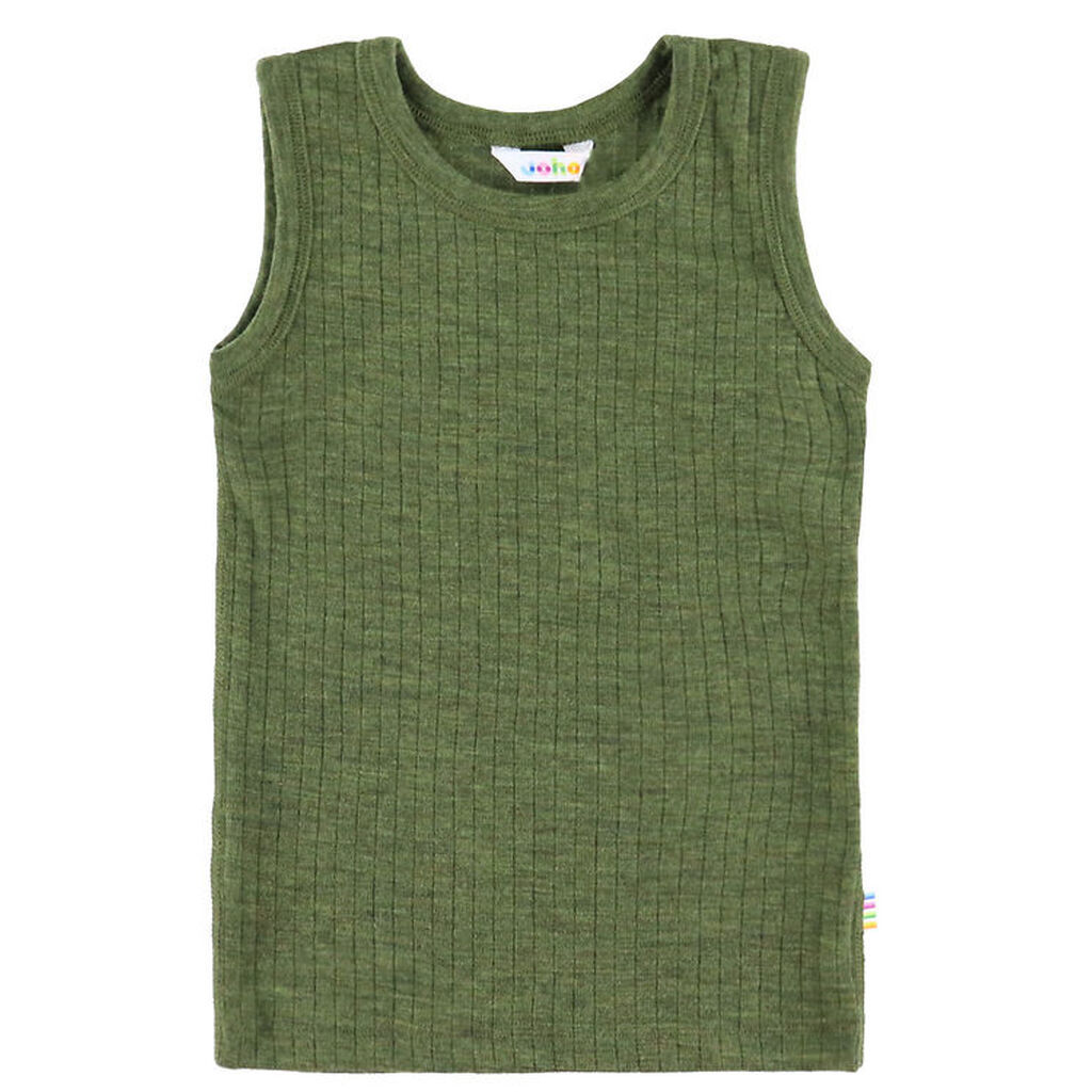 Joha Undertrøje - Uld - Rib - Mørk Oliven