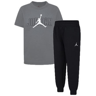 Jordan Sæt - Bukser/T-shirt - Sort/Grå
