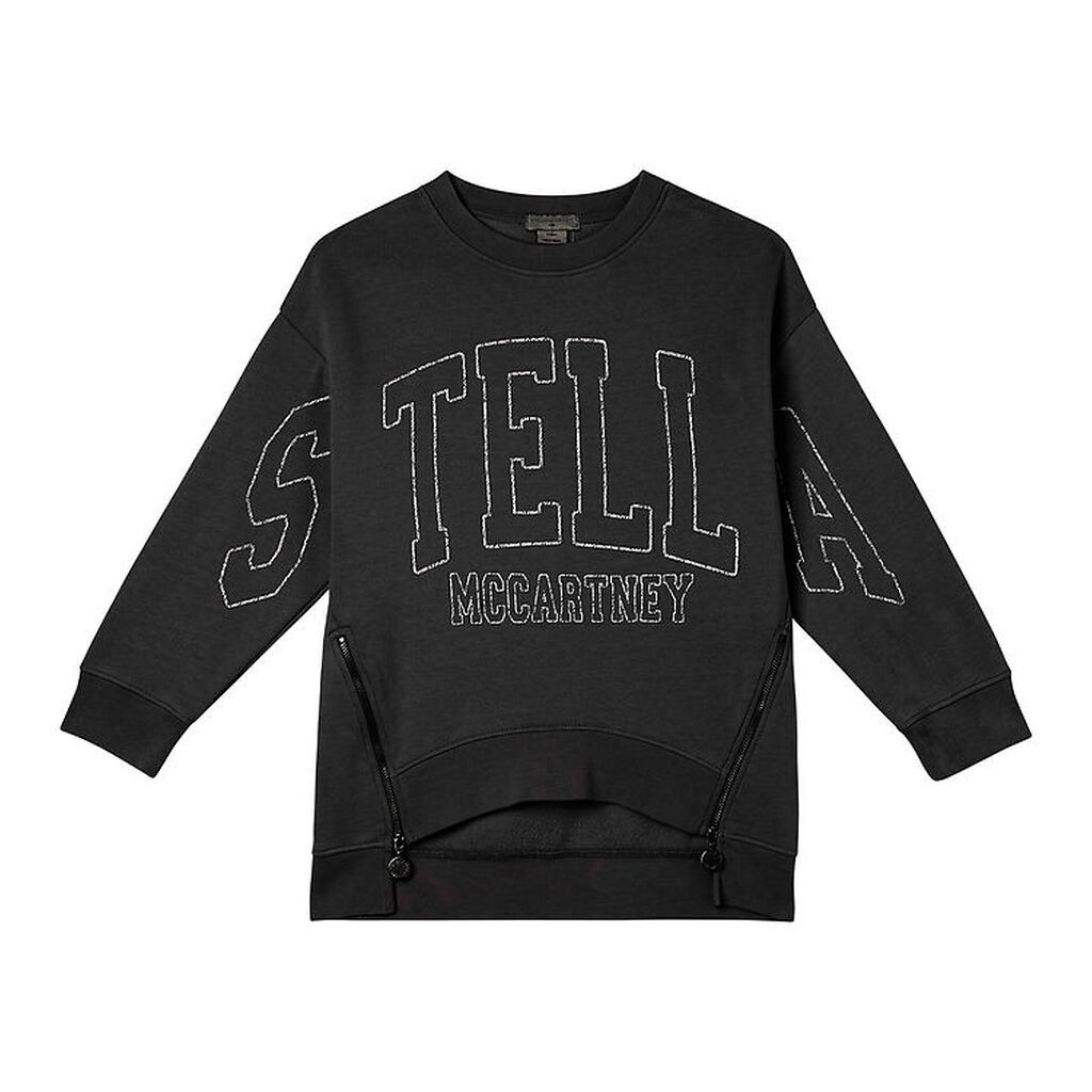 Stella McCartney Kids Sweatshirt - Sort m. Hvid