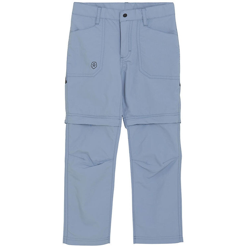 Color Kids Bukser - m. Zip Off - Faded Denim