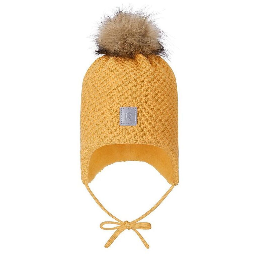 Reima Hue m. Fleece - Uld/Polyester - Murmeli - Amber Yellow m.