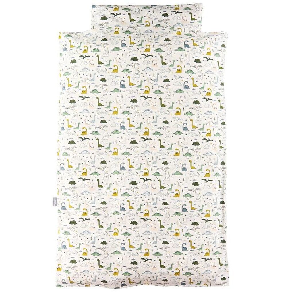 Nørgaard Madsens Sengetøj - Junior - Hvid m. Dinosaur