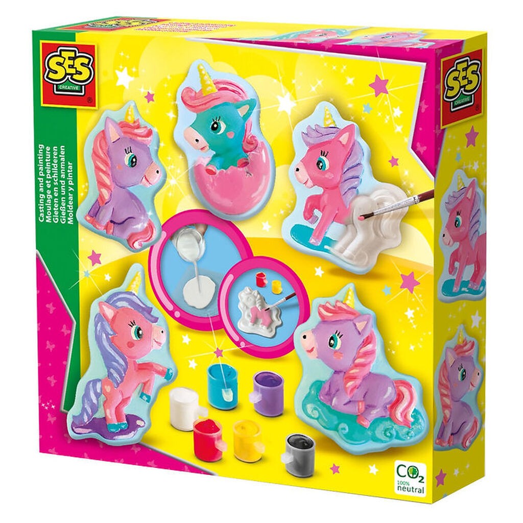 SES Creative - Støb & Mal - Enhjørningeføl