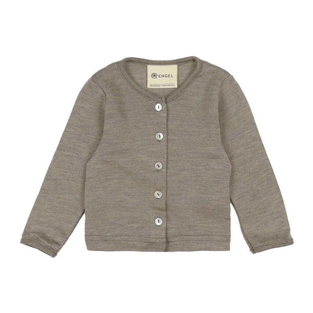 Engel Cardigan - Uld/Silke - Walnut
