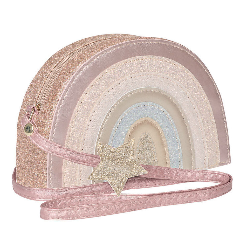 Mimi & Lula Skuldertaske - Pink Rainbow Enchanted