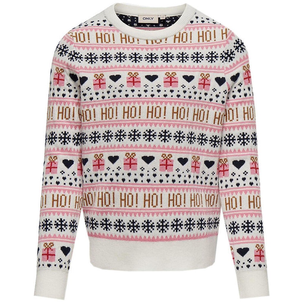 Kids Only Bluse - Strik - KogXmas Present - Cloud Dancer