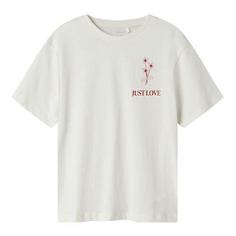 Name It T-shirt - NkfBetria - Sea Salt m. Print