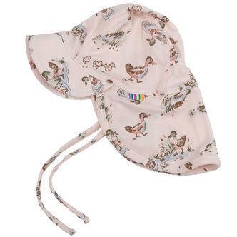 Joha Legionærhat - Viskose/Bambus - Lyserød m. Ænder