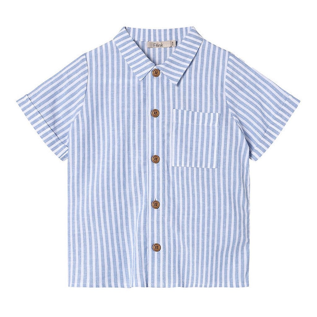 Fliink Skjorte - Vira - Dream Blue/Cloud Dancer