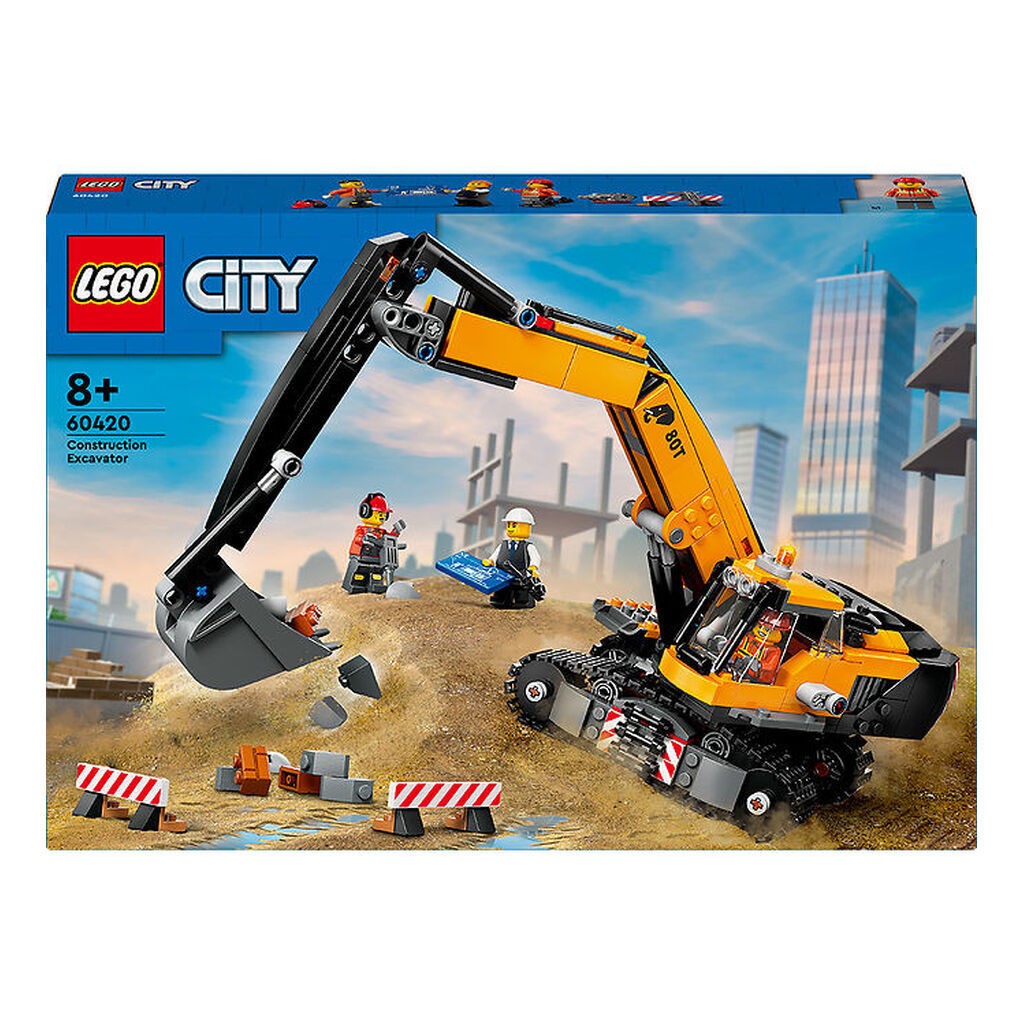 LEGOÂ® City - Gul Gravemaskine 60420 - 633 Dele