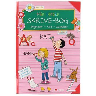Forlaget Bolden Aktivitetsbog - Min Første Skrive-Bog - Dansk