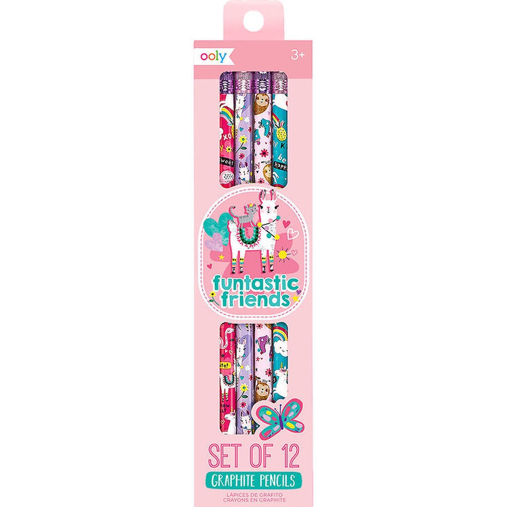 Ooly Blyanter - 12 stk - Graphite - Funtastic Friends