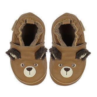 En Fant Skindfutter - Applique - Toasted Coconut m. Bjørn