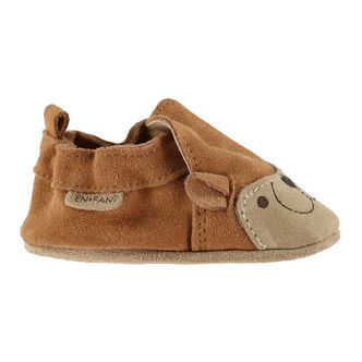 En Fant Hjemmesko - Suede Animal - Mocha Mousse
