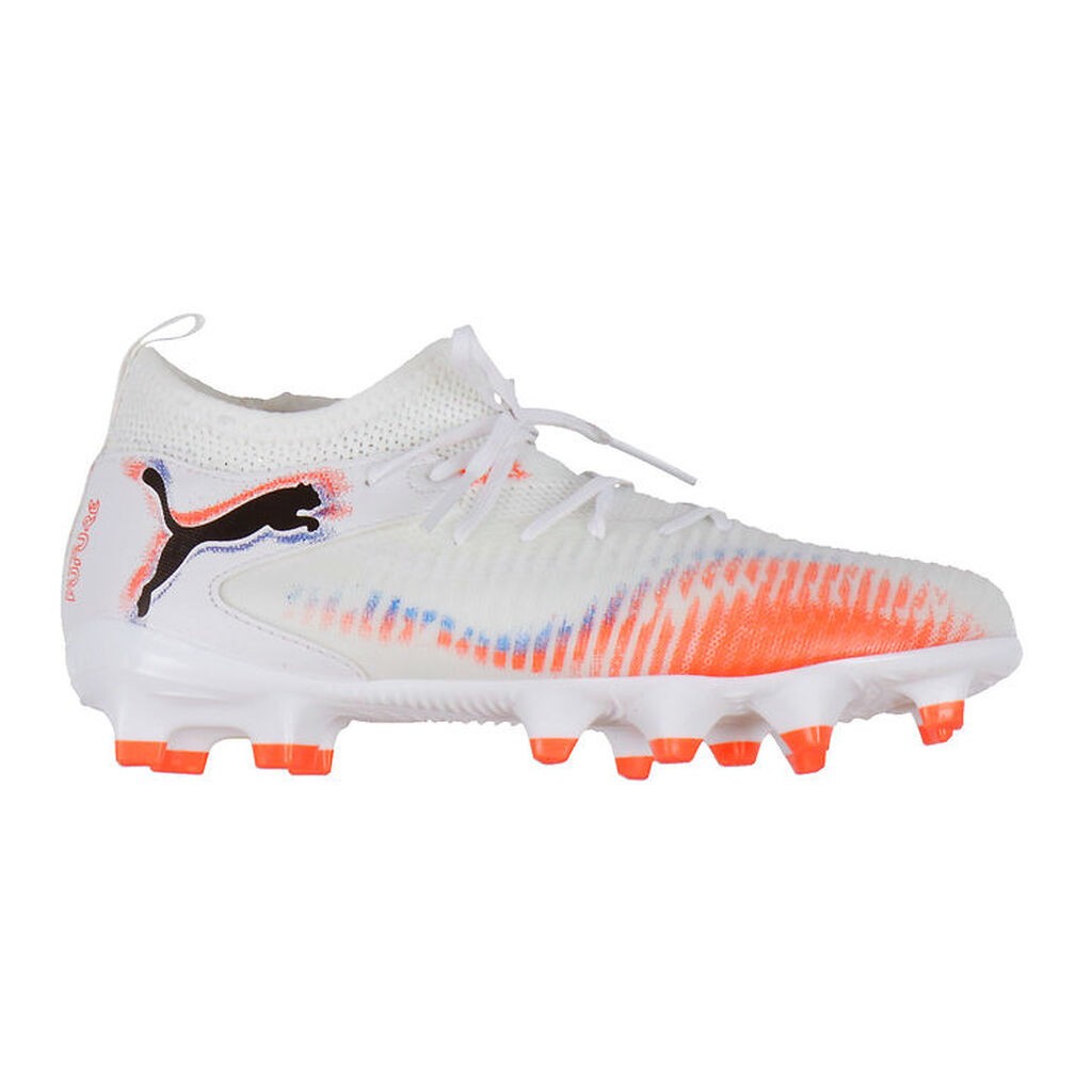 Puma Fodboldstøvler - Future 8 Match FG/AG Jr - White/Puma Black