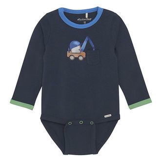 Minymo Body l/æ - Blue Nights m. Print