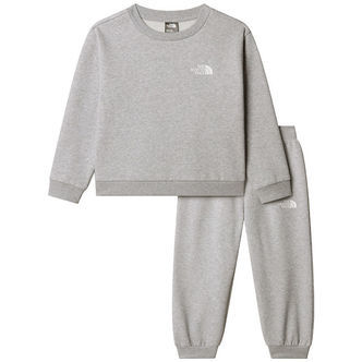 The North Face Sweatsæt - Light Grey Heather m. Logo