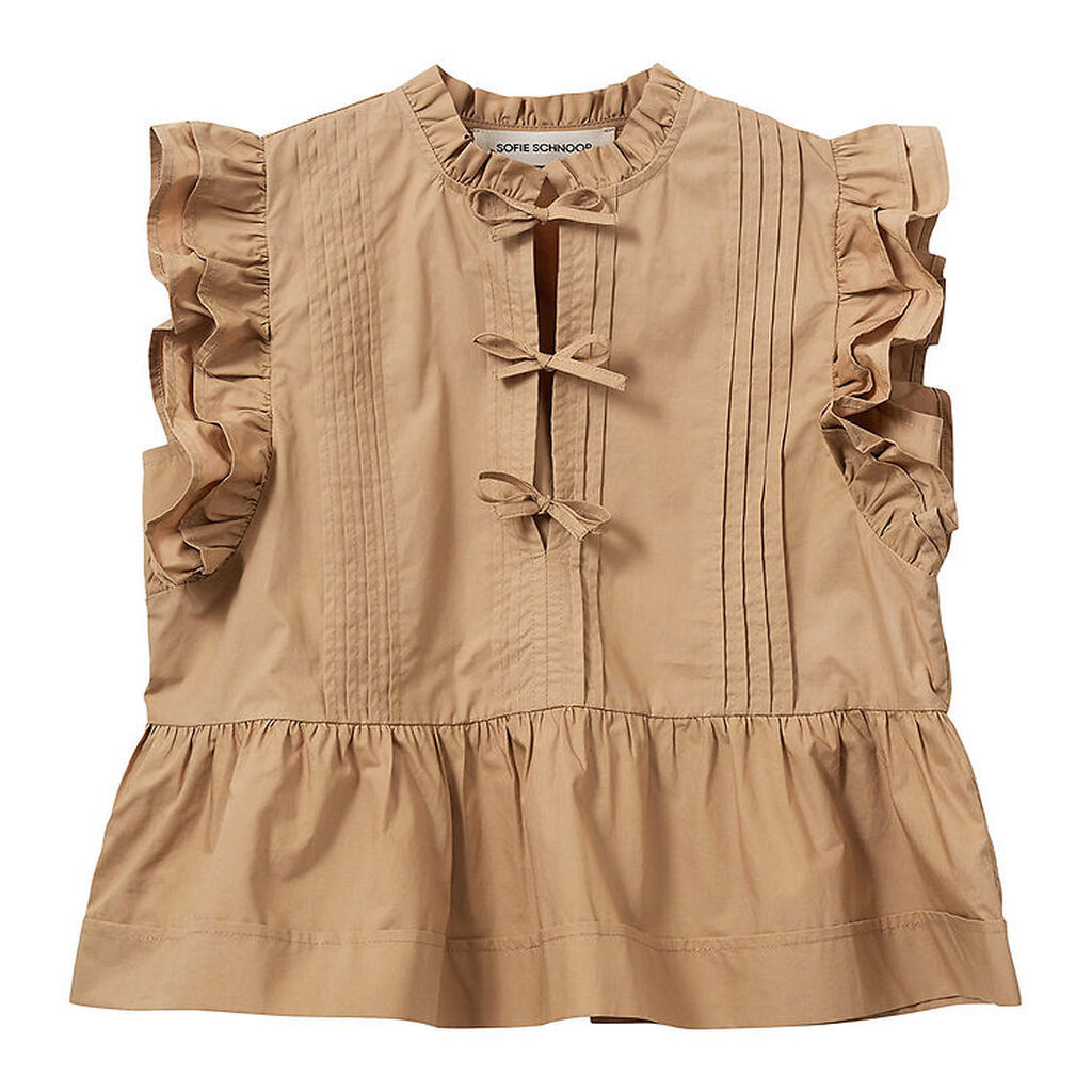 Sofie Schnoor Top - Juliettesy - Camel