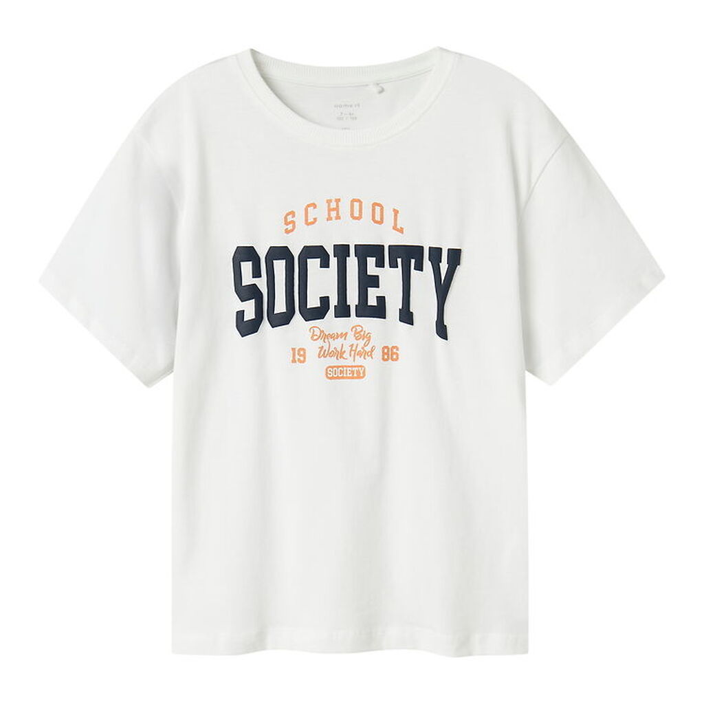 Name It T-shirt - NkmLadon - Bright White